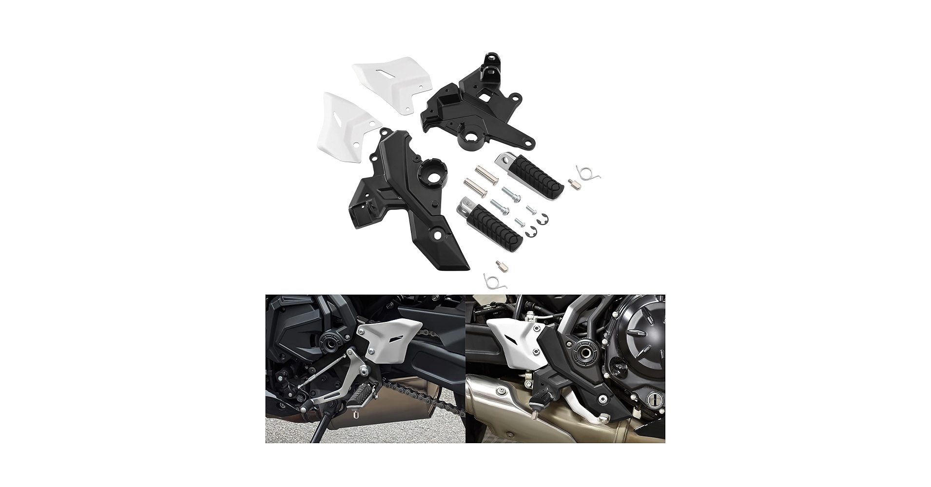 Amazon.com: TCMT Front Driver Footrests Footpegs Brackets